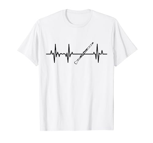 Clarinet Heartbeat ECG Clarinet Instructor T-Shirt