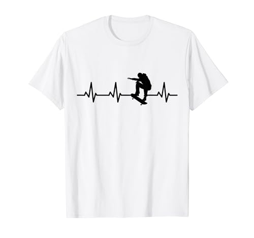 Skater Heartline Skateboarding Fan Skateboard Deck T-Shirt