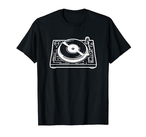 DJ Turntable Graphic Music Lover Disc Jockey T-Shirt