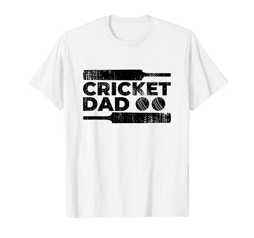 Mens Cricket Dad Cricket Lover Team Sports Father's Day T-Shirt