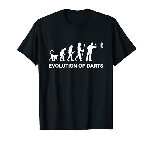Evolution of Darts for a Darter Darts Player T-Shirt
