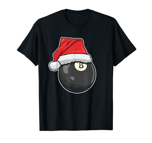 Billiards Player Christmas Costume Pool T-Shirt