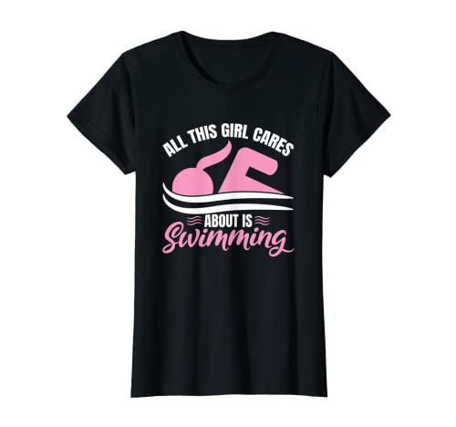 Funny Swimmer Girl Female Swimmer T-Shirt