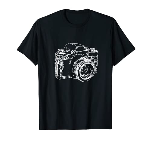 Retro Vintage Camera Analogue Camera Sketch Photography T-Shirt