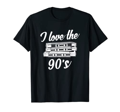 Retro Cassette Tapes Mixtapes I love The 90s T-Shirt