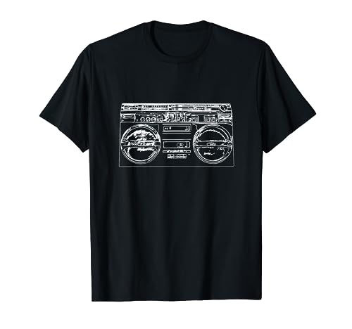 Hip Hop Oldschool Boom Box T-Shirt
