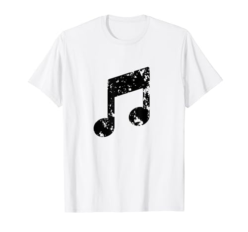 Retro Musical Note Eighth Note T-Shirt