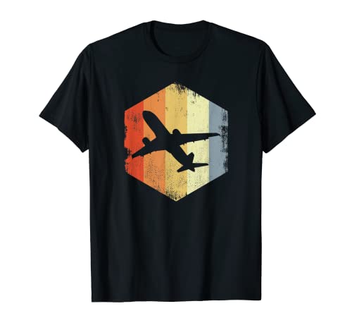 Vintage Jet Airplane Drawing Plane Lover Aircrafts T-Shirt