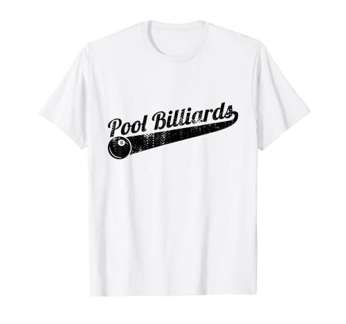 Pool Billiard Cue Ball Design Billiards Player T-Shirt