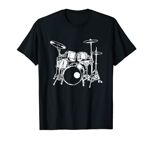 Drummer Percussionist Drum Kit Rock Music T-Shirt