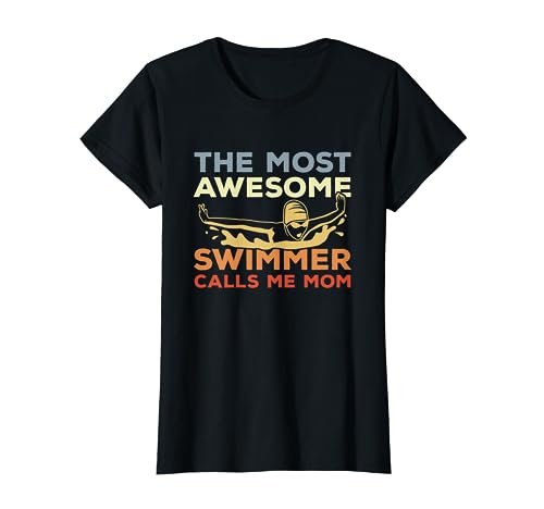 Swimmer Mother Swimming Mom Swim Mama T-Shirt