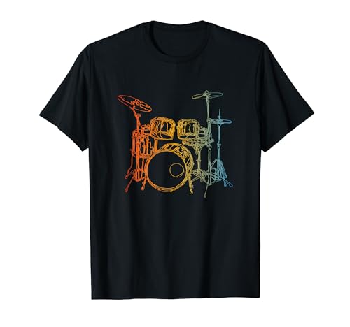 Vintage Drummer Drum Kit T-Shirt