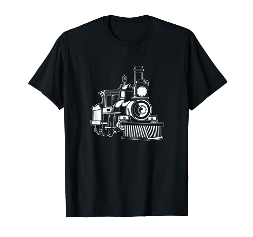 Boys Steam Locomotive Railroader Train Railway Lover T-Shirt