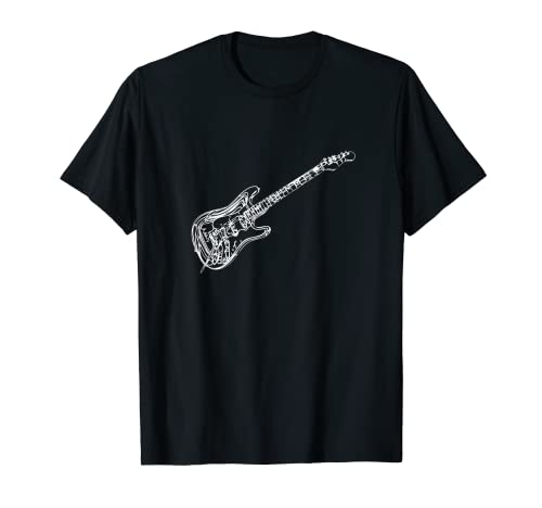 Electric Guitar Guitarist Rock Music T-Shirt