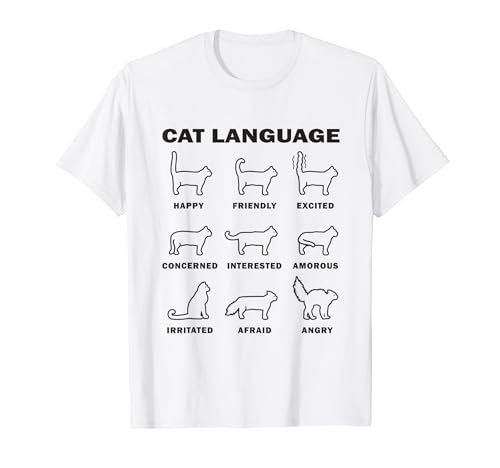 Funny Cat Language T-Shirt