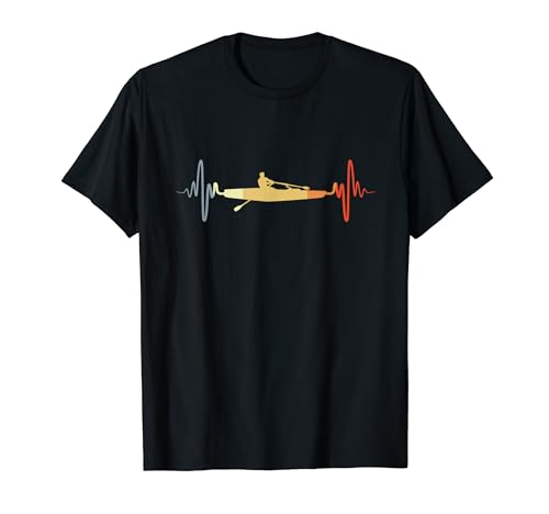 Vintage Rowing Shell Sketch Rowing Team Sculling T-Shirt
