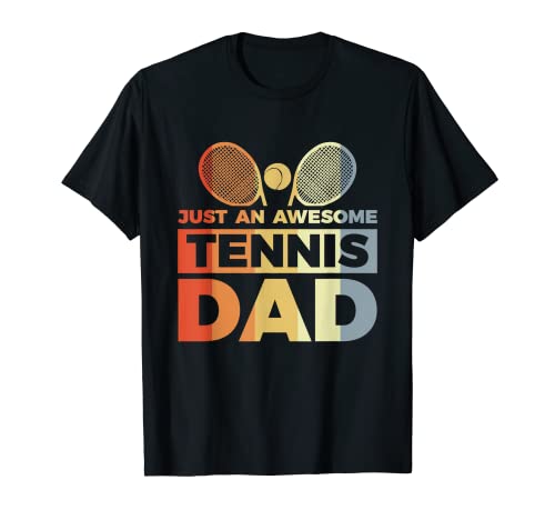 Mens Awesome Tennis Dad Tennis Father T-Shirt